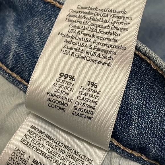 Mother The Swisher Sneak Fray Boogie Down Super Wide Leg Jean Sz 25 NWOT - Picture 8 of 14